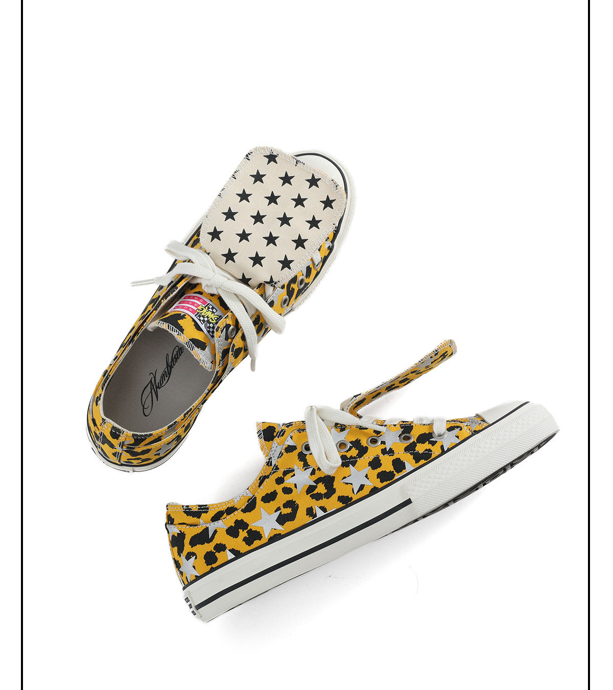Glitter Star Canvas Low Top Sneakers