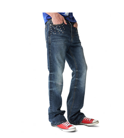 Vintage Washed Slim Fit Jeans