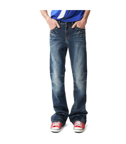 Vintage Washed Slim Fit Jeans