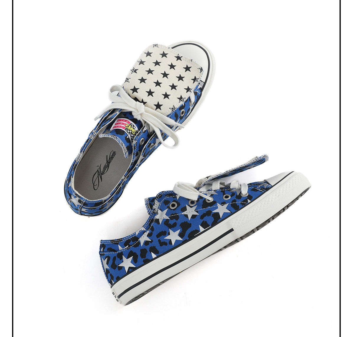 Glitter Star Canvas Low Top Sneakers