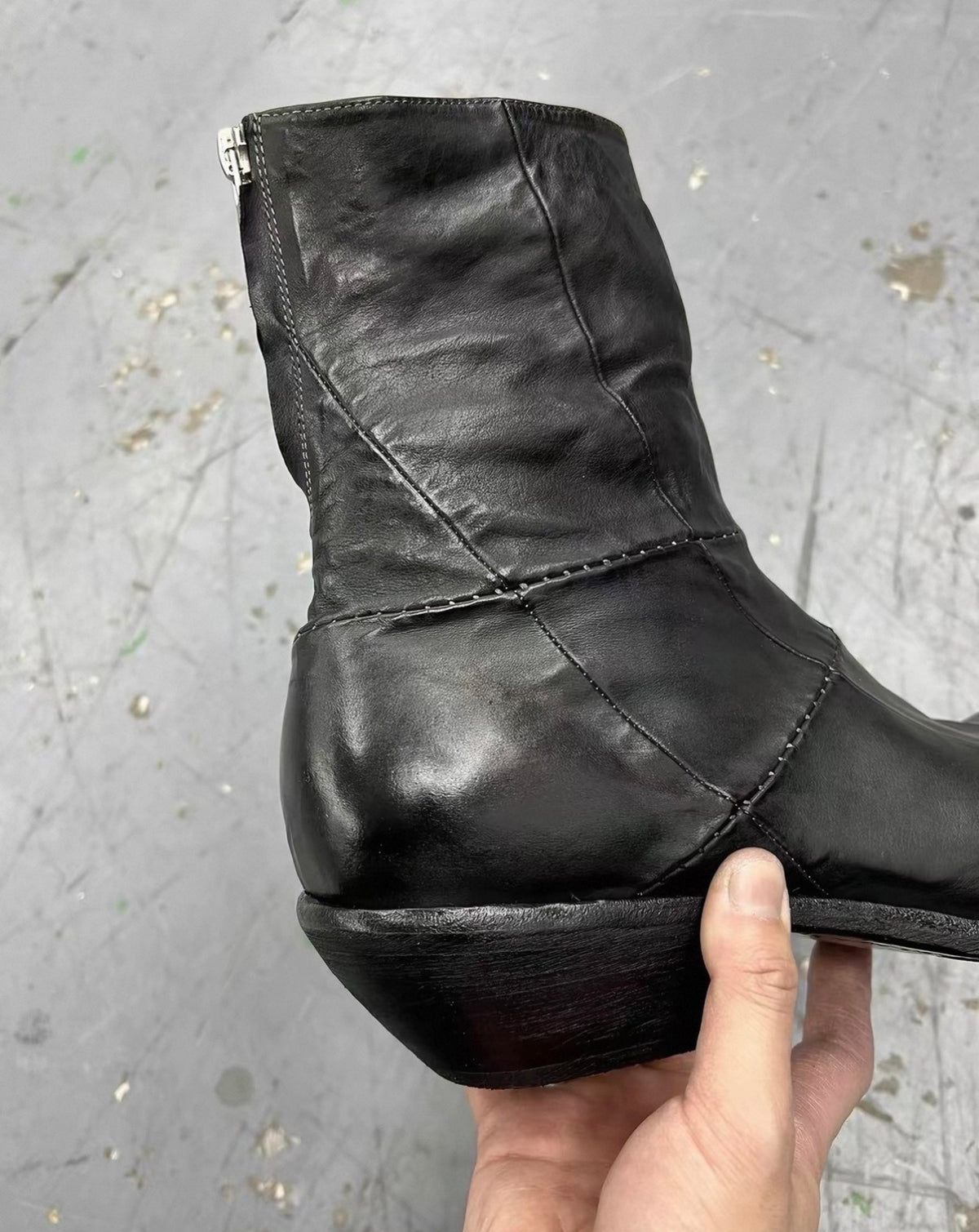 Leather Engineer Boots