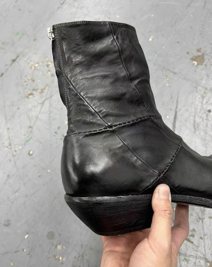 Leather Engineer Boots