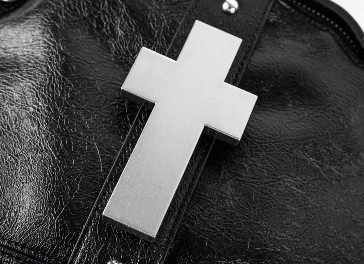 REBEL WAVE PU Lether Cross Back Pack