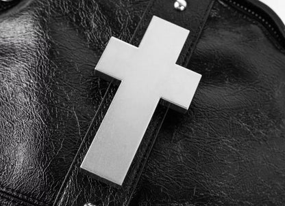 REBEL WAVE PU Lether Cross Back Pack