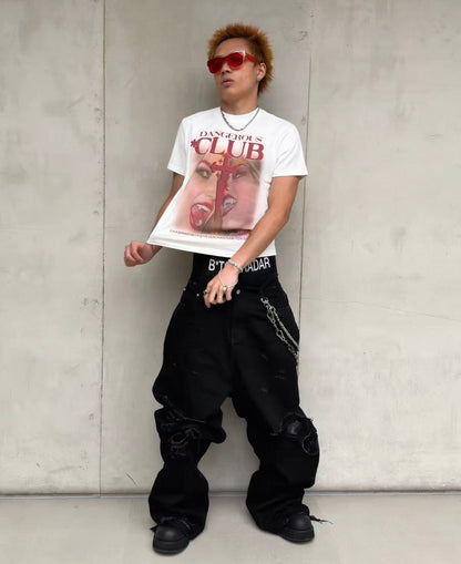 RYE CHASIN Dangerous club T-shirt