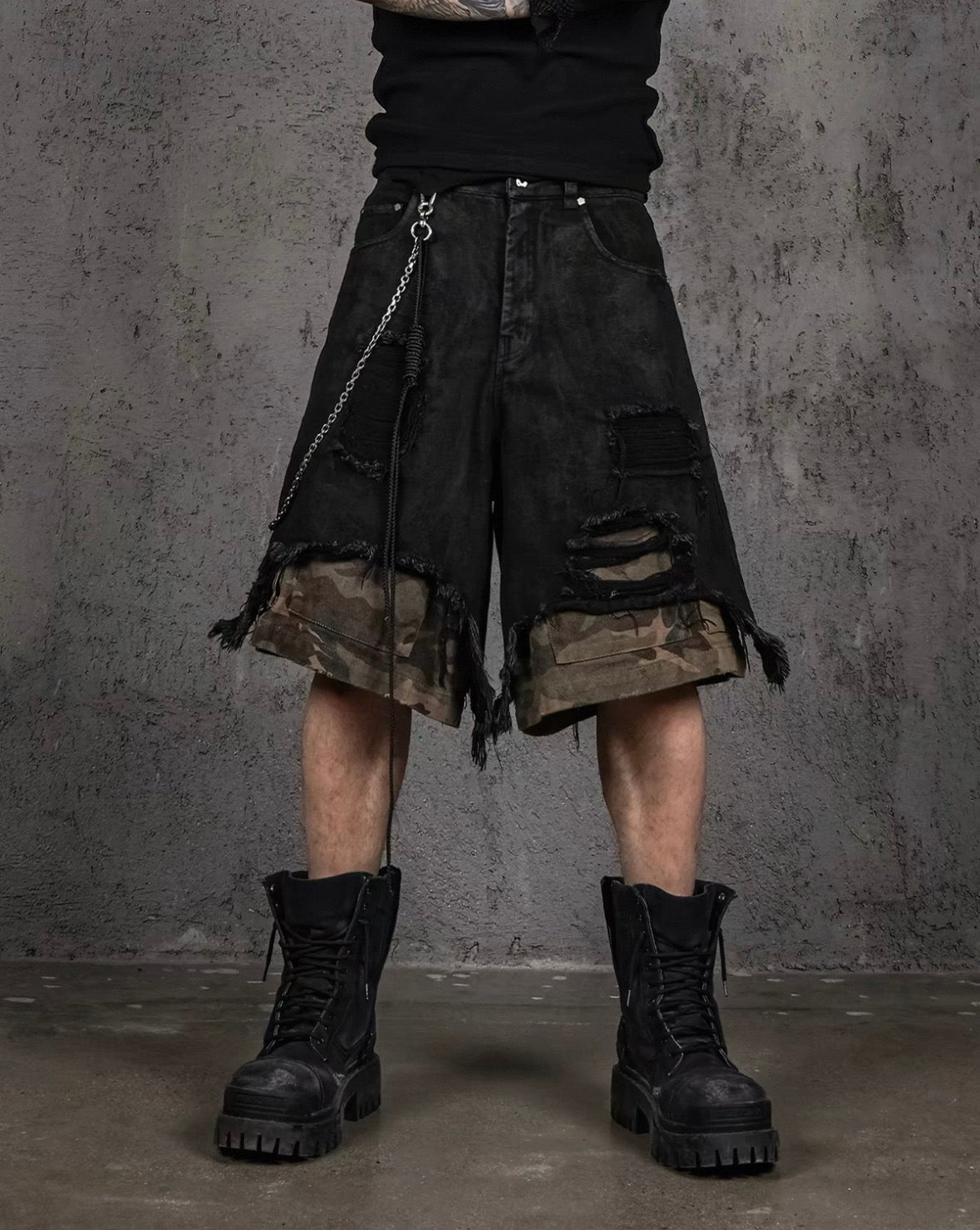 UNDERWATE Camo half pants