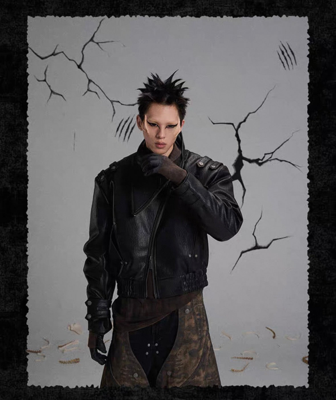 FLYERRER PU Leather Jacket