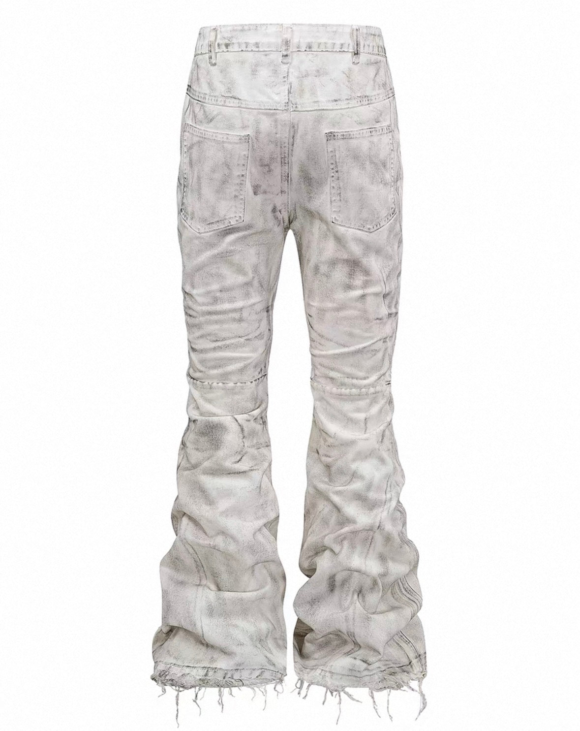 REBELWAVE White Flare Pants