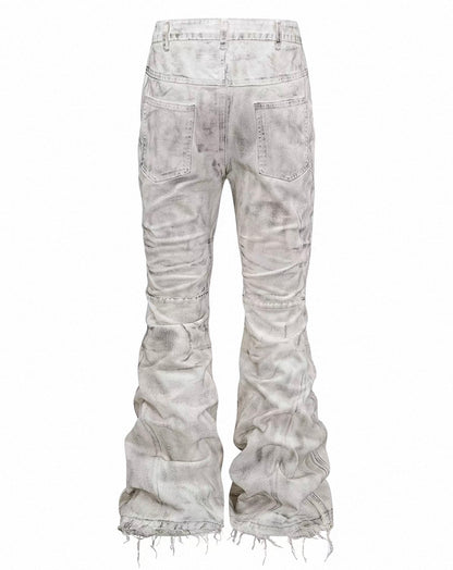 REBELWAVE White Flare Pants
