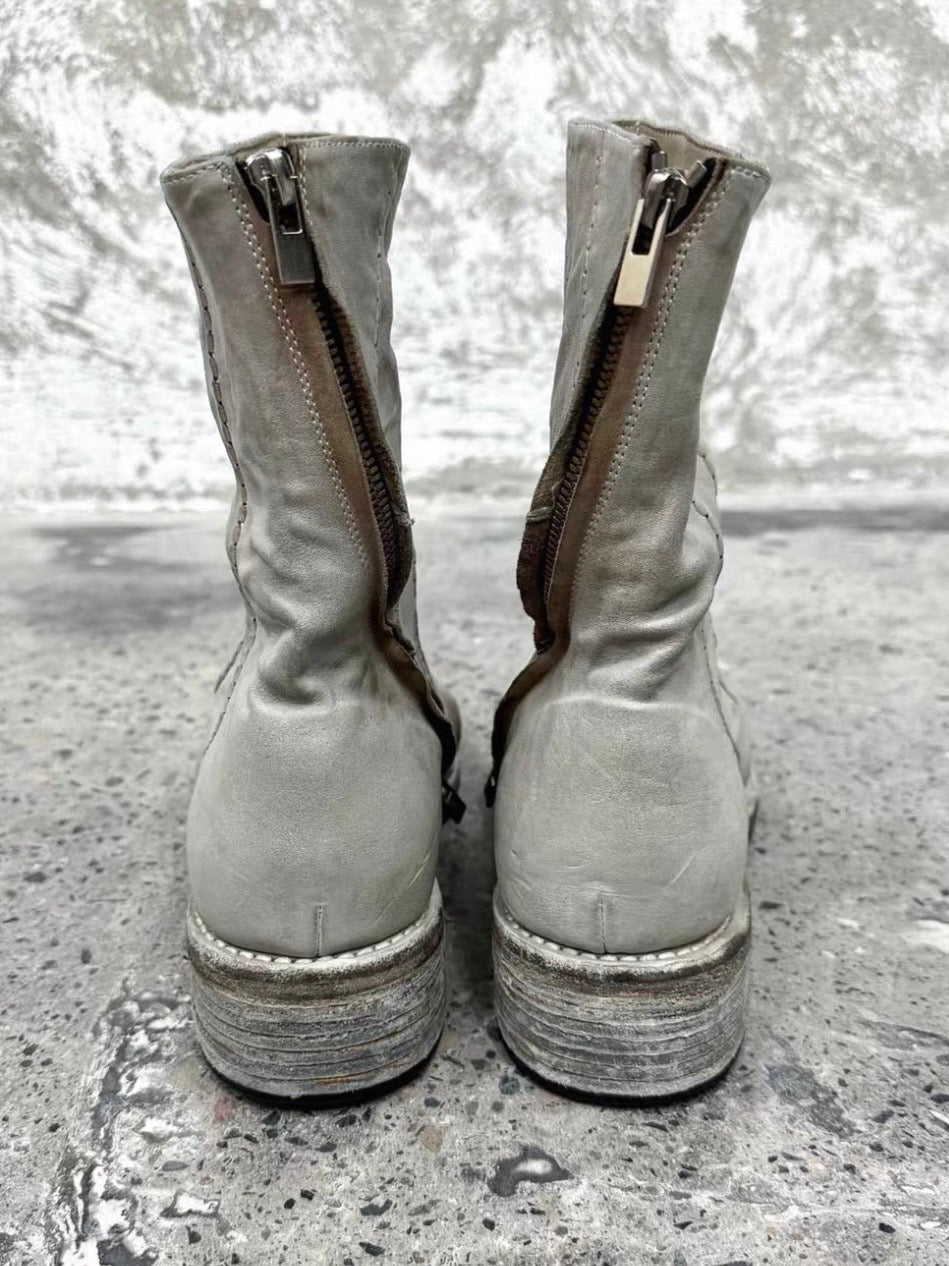 Vintage Leather Engineer Boots