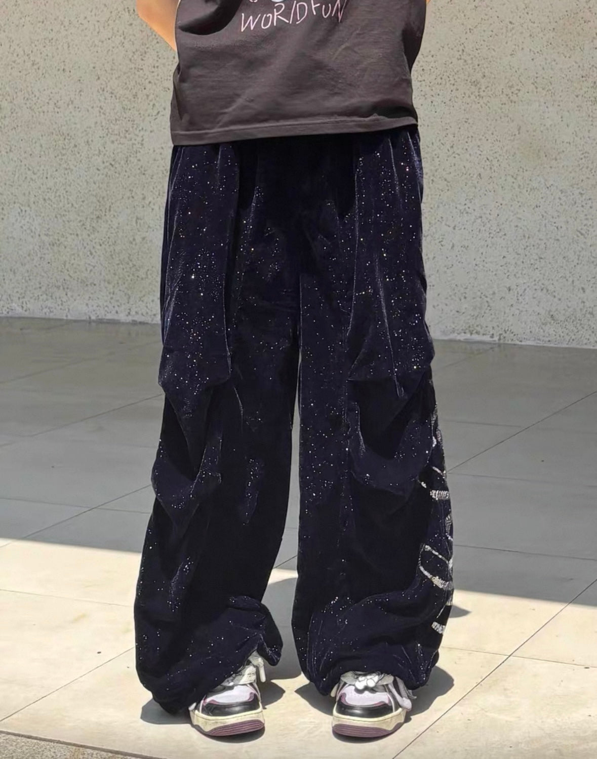 GECKOGOGO Line Stone Pants