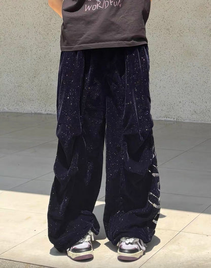 GECKOGOGO Line Stone Pants