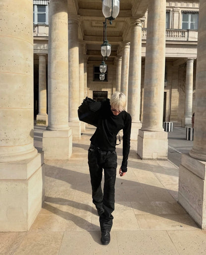 REBEL WAVE Back Cross Long Sleeve