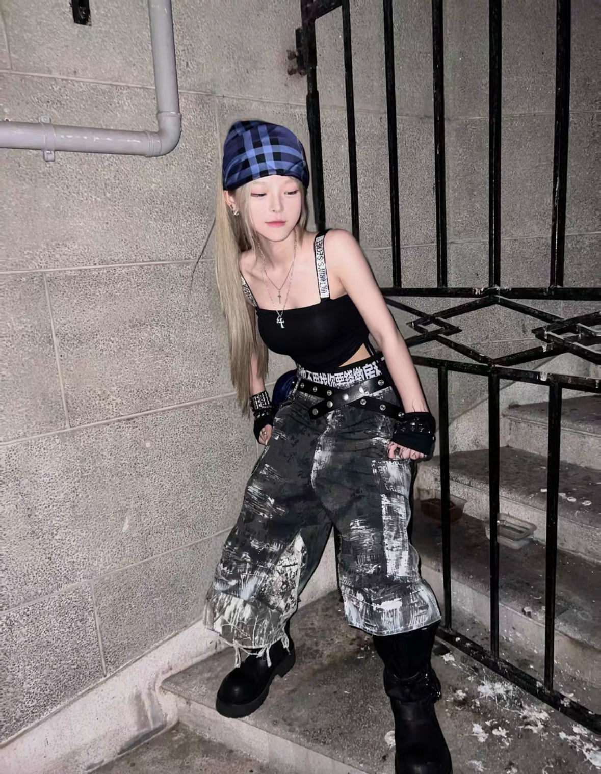 GOJOYJINNI Deathtroy Half Pants
