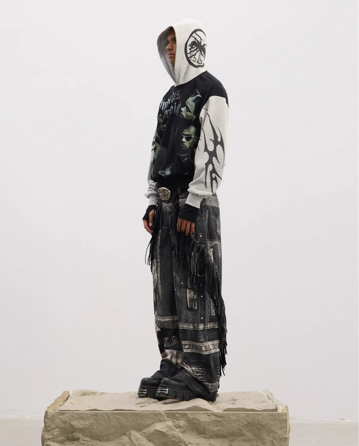 DND4DES Fringe Baggy Pants