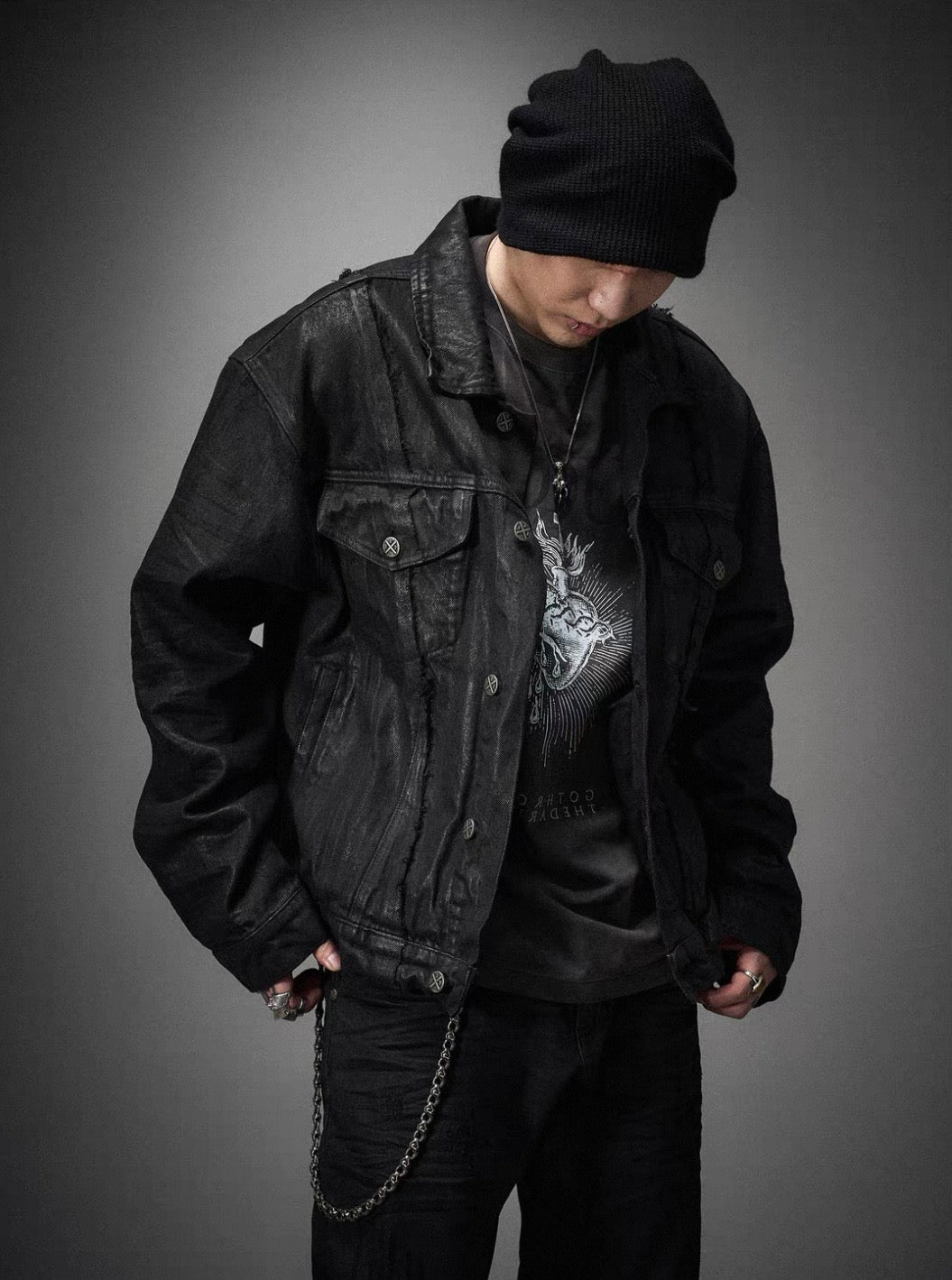 EODUP Wax Denim Jacket