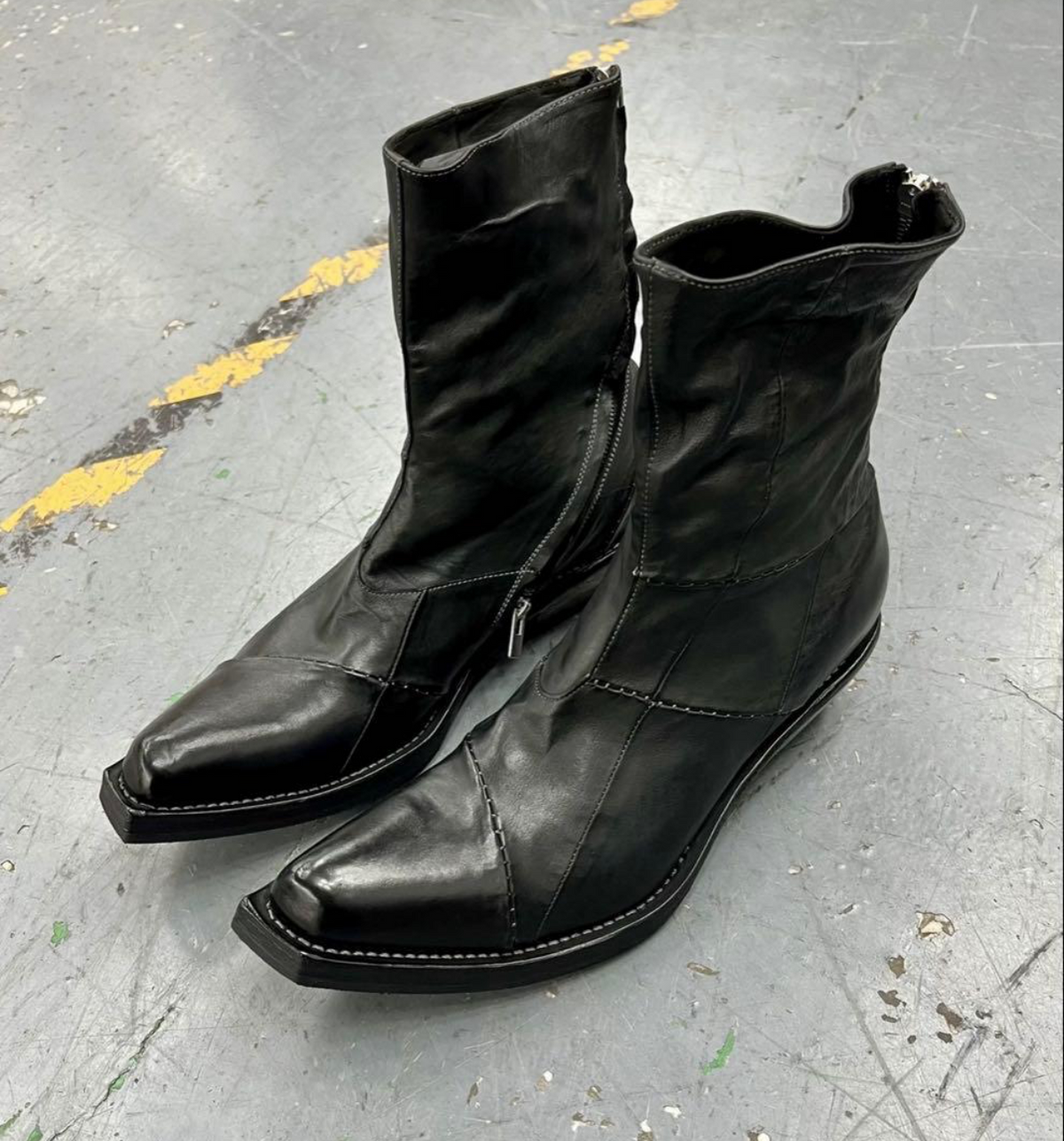 Leather Engineer Boots