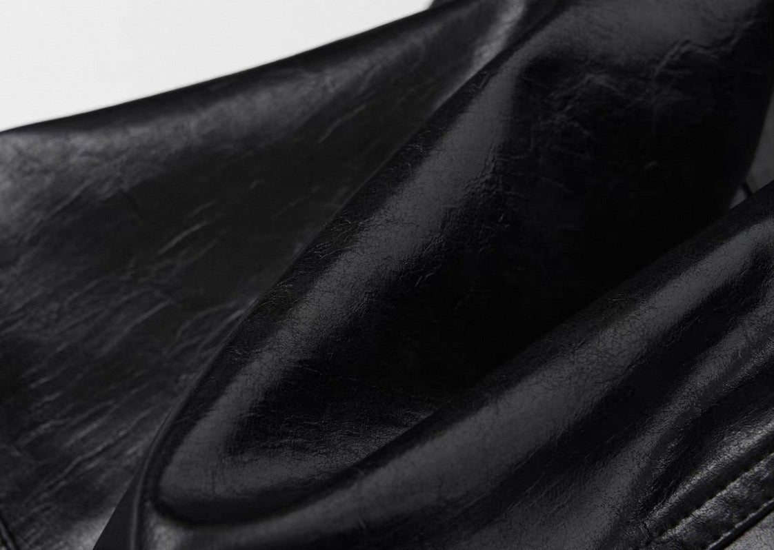 SGWCULT Studs PU leather Pants