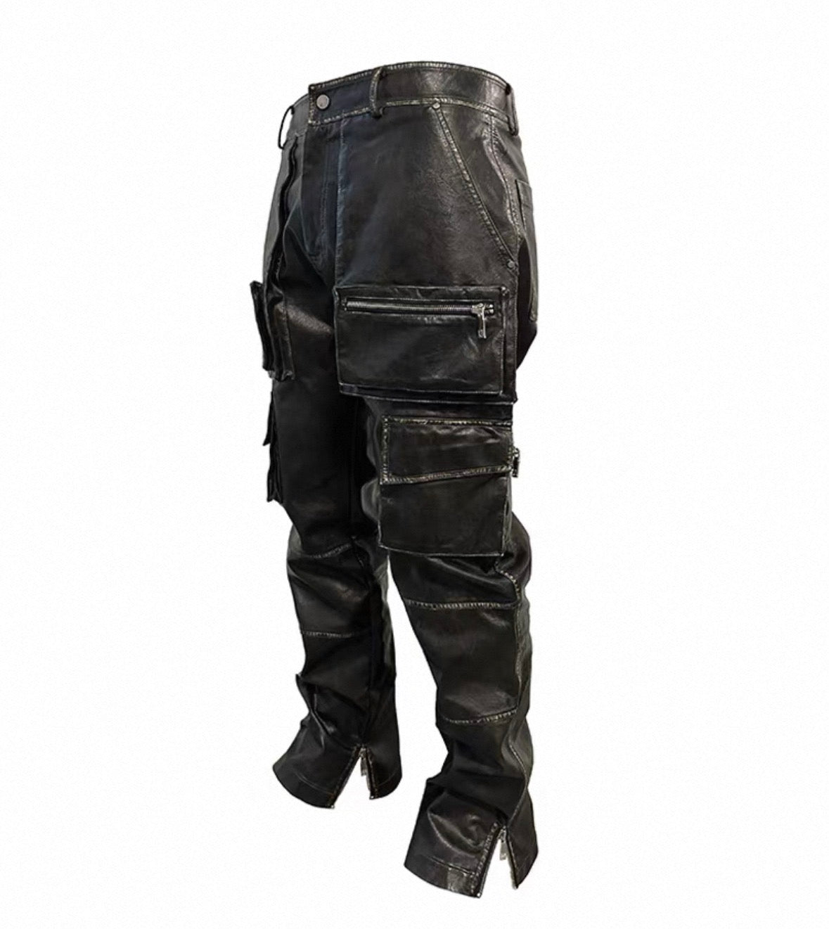 EVI GAZER Black poket pants