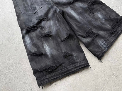 EVI GAZER Black half pants
