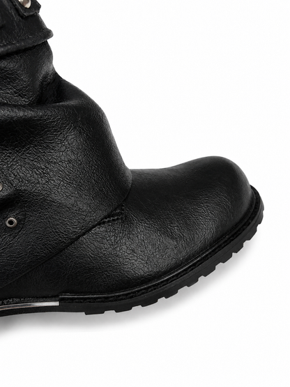 Studded Short Boots