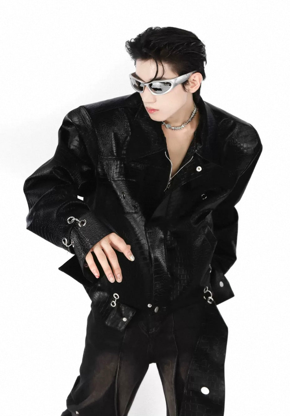 STARTEXCEEDEND PU Leather   Jacket