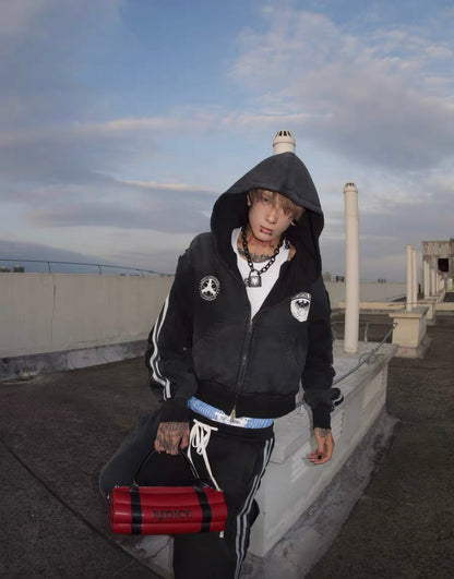 LOSECONTROLEDGE Hoodie&Pants Set Up
