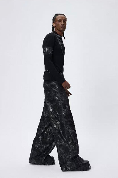 DND4DES PU Leather Baggy Pants