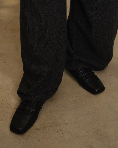 Cowhide Leather Slipper