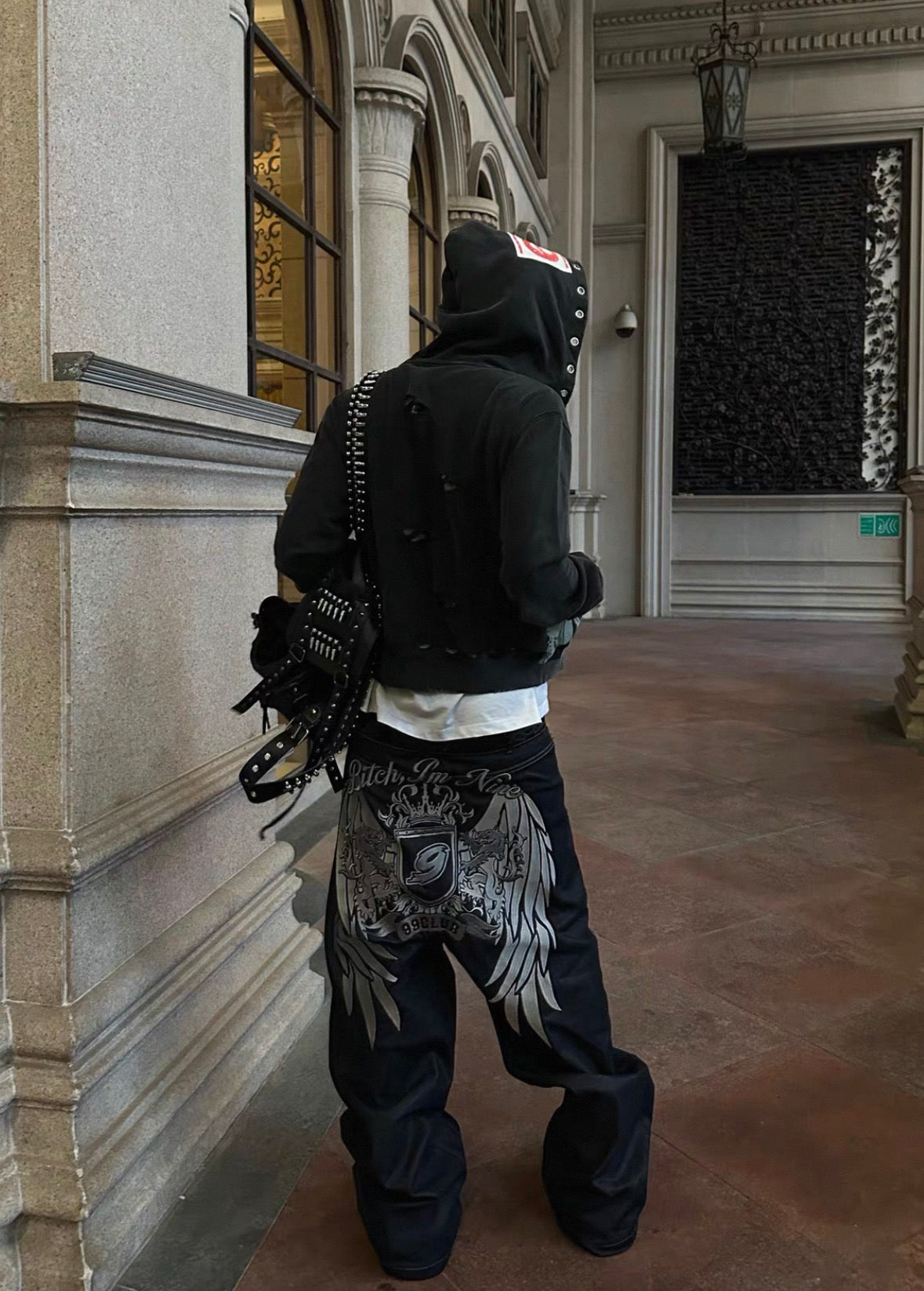 Royal Wing Denim Pants
