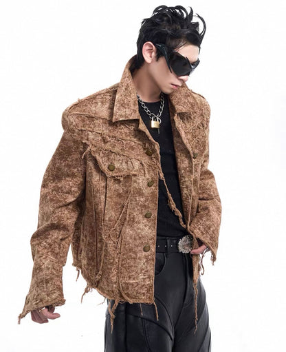 STARTEXCEEDEND Wasteland Distressed Jacket