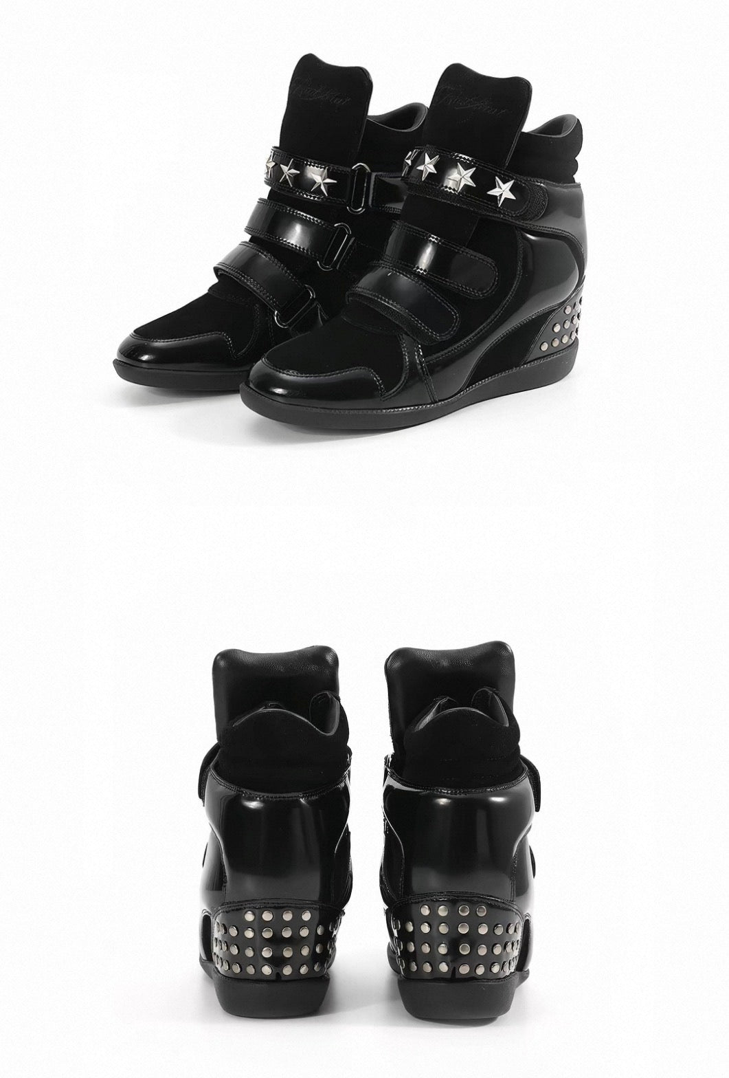 Studded Platform Sneakers