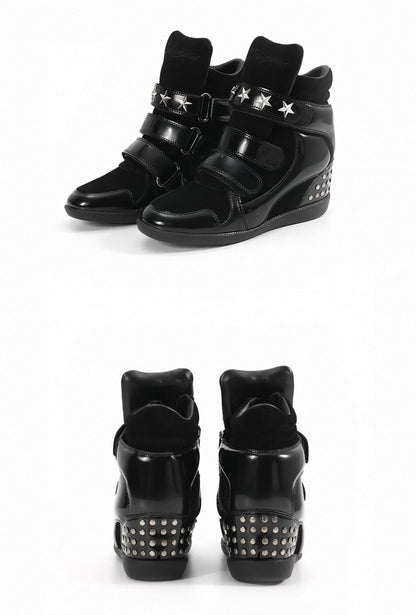 Studded Platform Sneakers