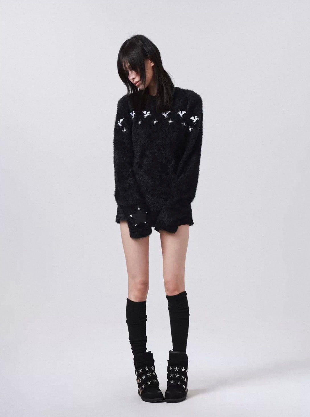 Vintage Leopard Platform Sneakers