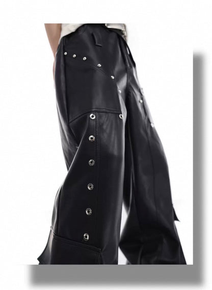 ArguE CulturE PU Leather Studs Pants