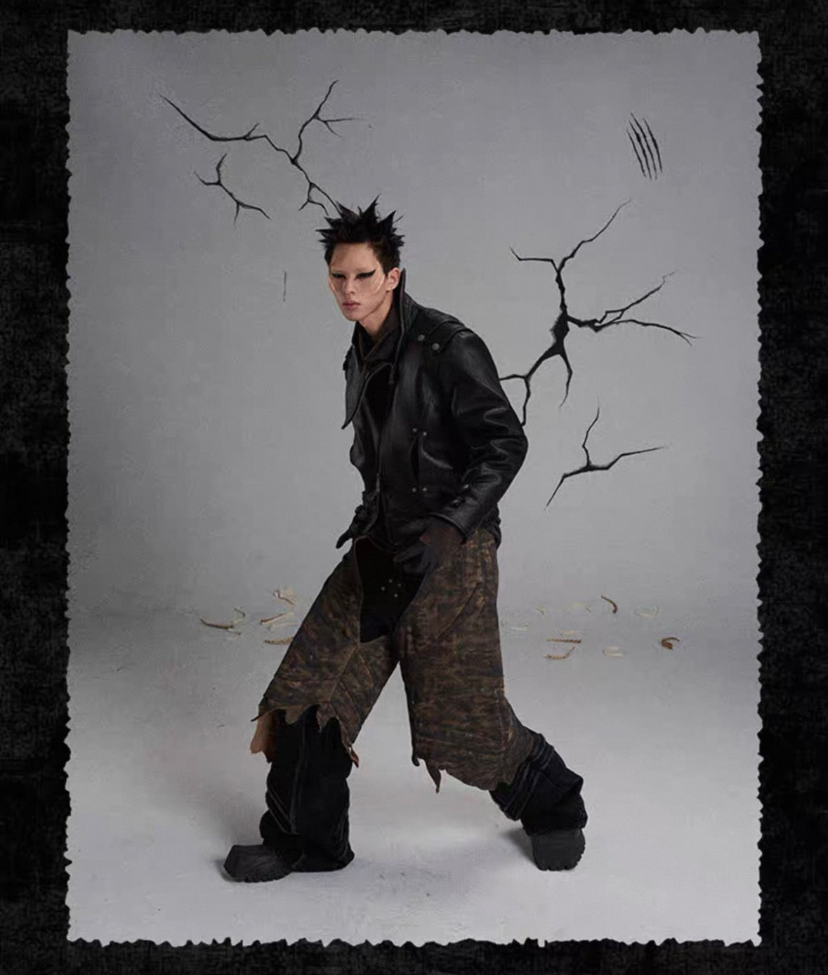 FLYERRER PU Leather Jacket