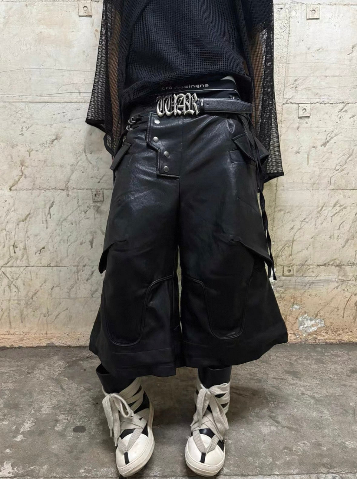 ATANOTHINGNESS Long half pants