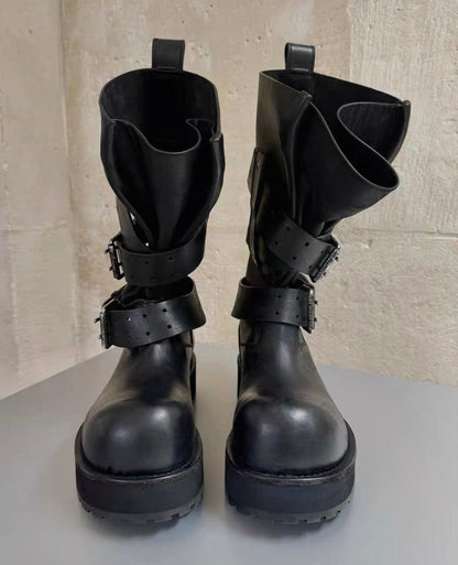 SELFISH SELECT PU Lether Long Boots