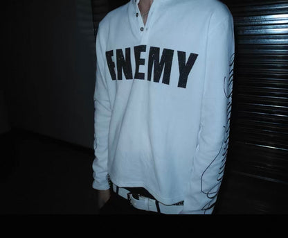 UCAN'TBELIKEME Long sleeve thermal neck shirt