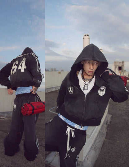 LOSECONTROLEDGE Hoodie&Pants Set Up