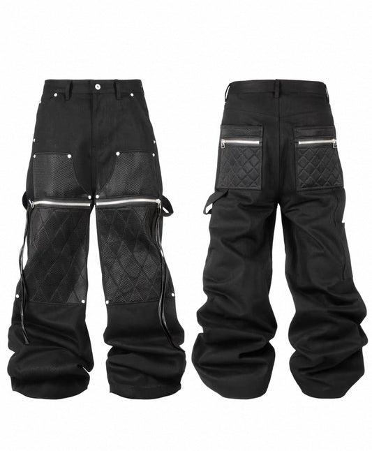 RYE CHASIN Black Wide Pants