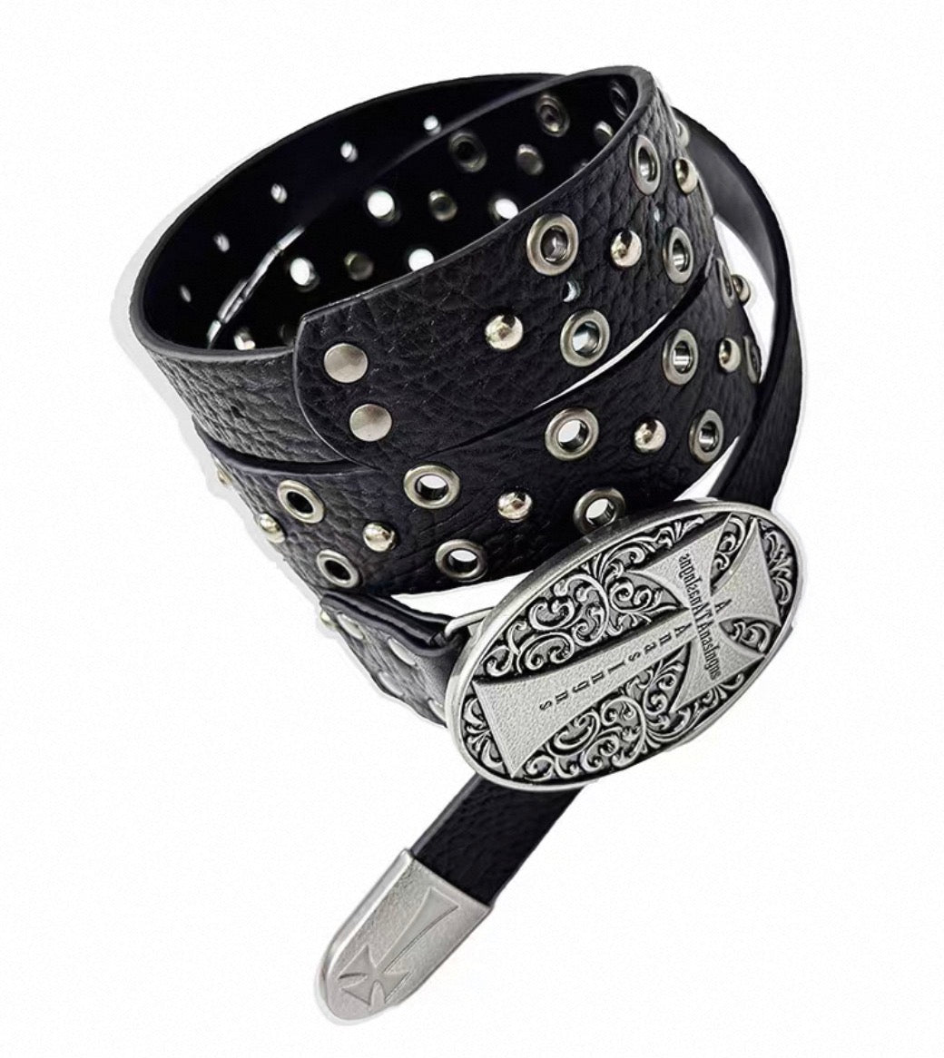 ATANOTHINGNESS Cross buckle belt