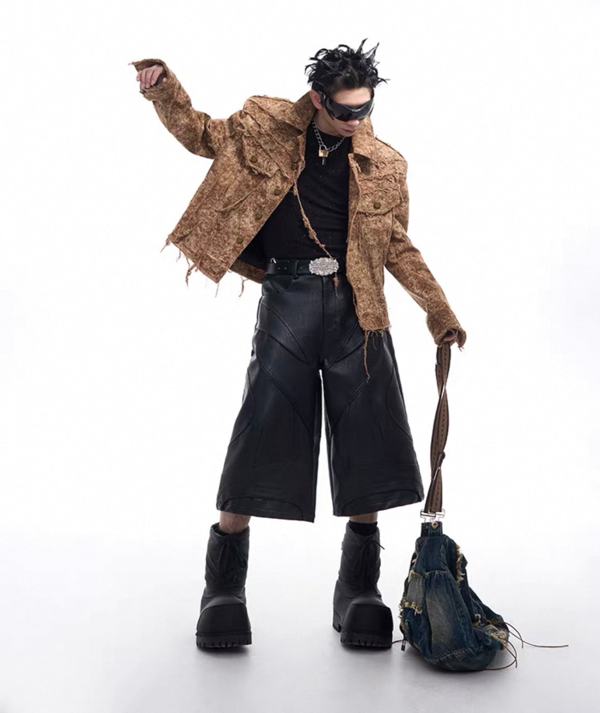 STARTEXCEEDEND Wasteland Distressed Jacket