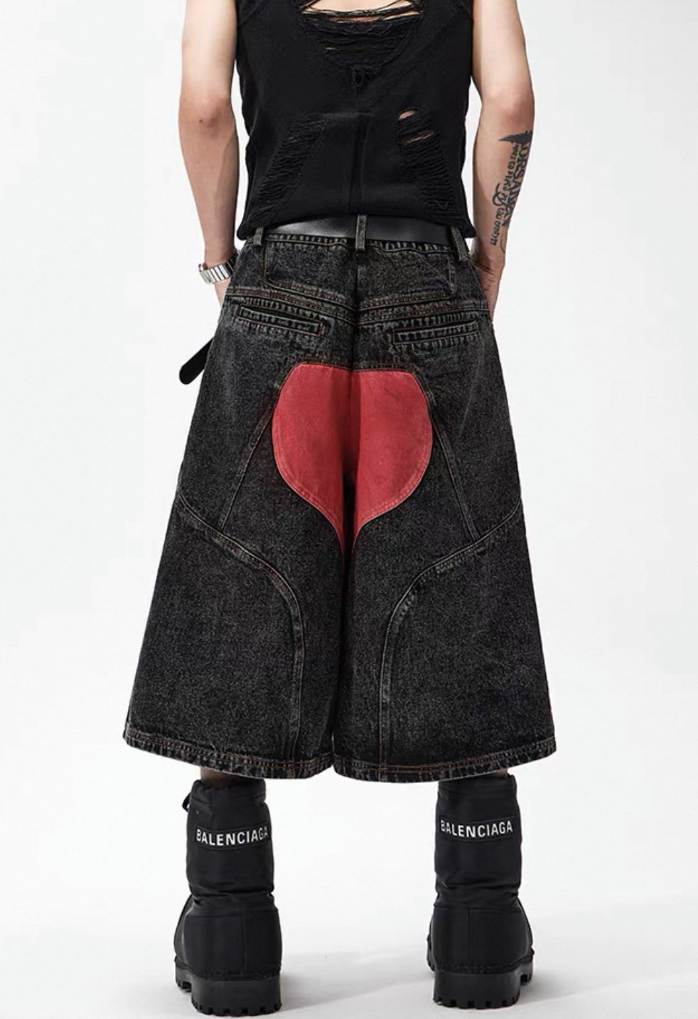STARTEXCEEDEND Long Half Pants
