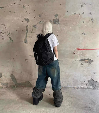 Cyber Love Hunter Cross zip Backpack
