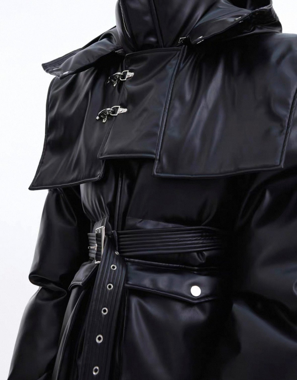 ArguE CulturE PU Leather Long Coats