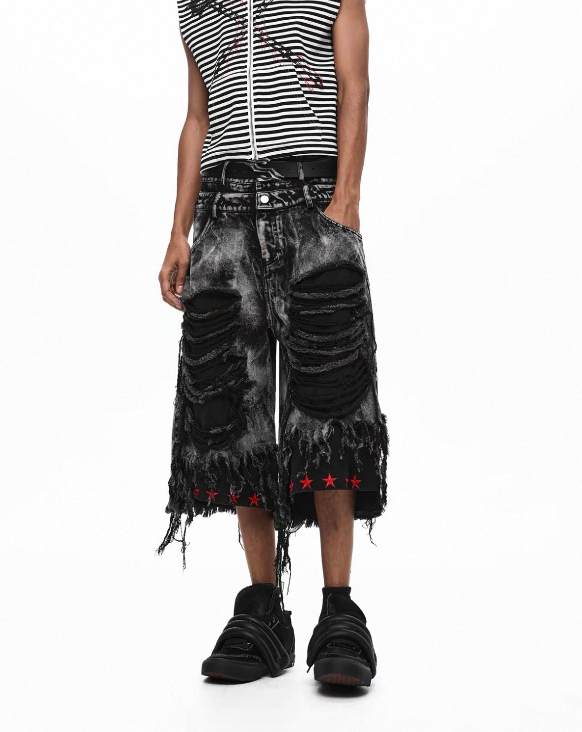 STARTEXCEEDEND Destroy Half Pants