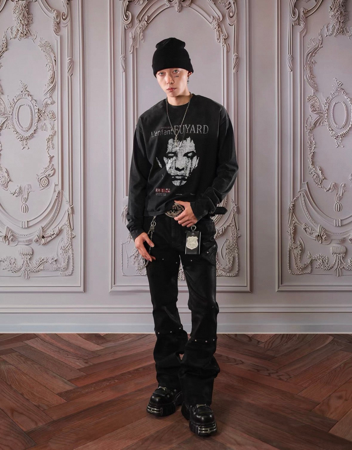 THEWET Studs Flare Pants