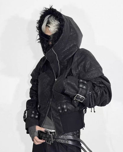 ATANOTHINGNESS Far Leather Jacket