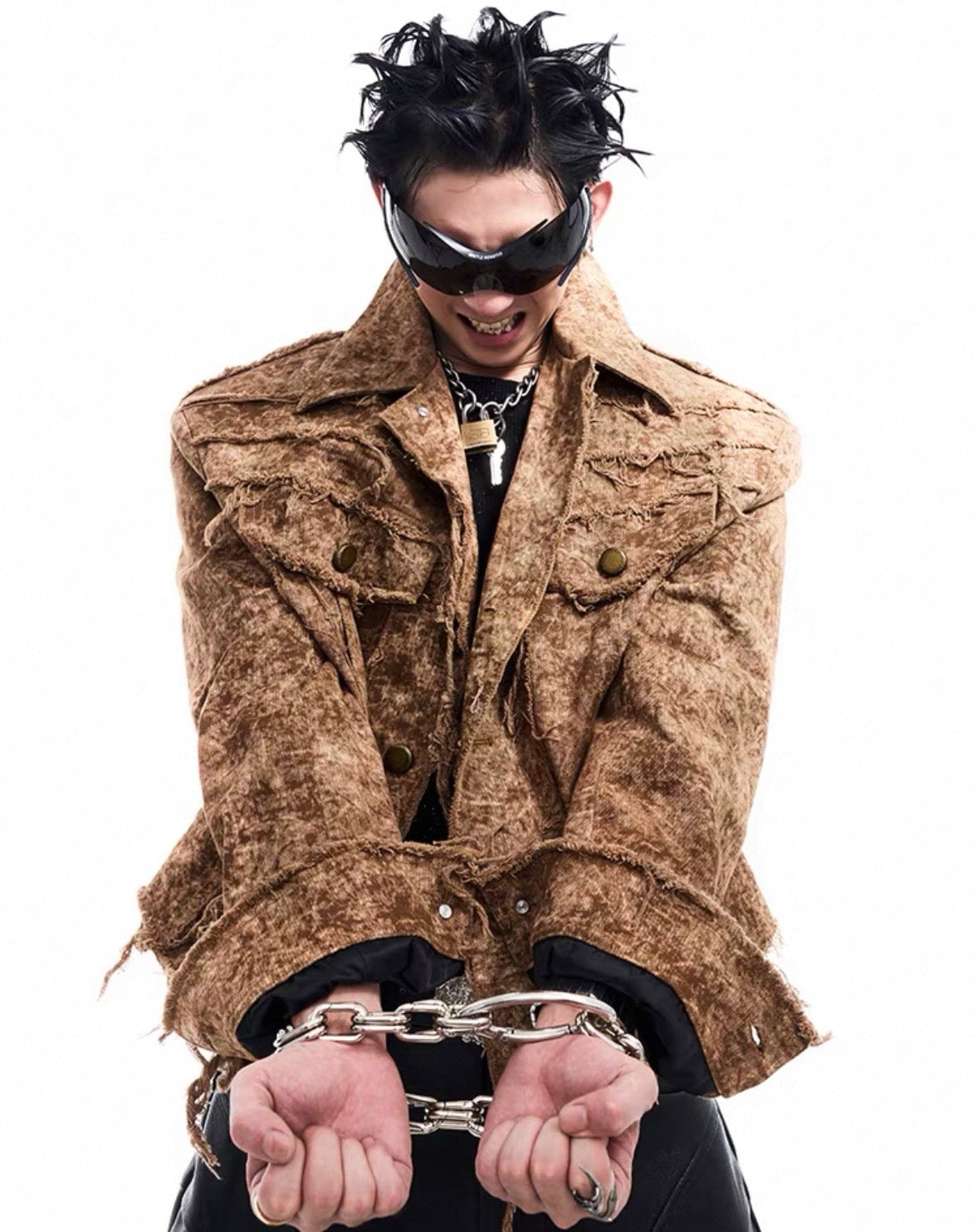 STARTEXCEEDEND Wasteland Distressed Jacket